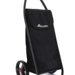 Rolser COM MF Black Tube 2 Big Wheel Shopping Trolley