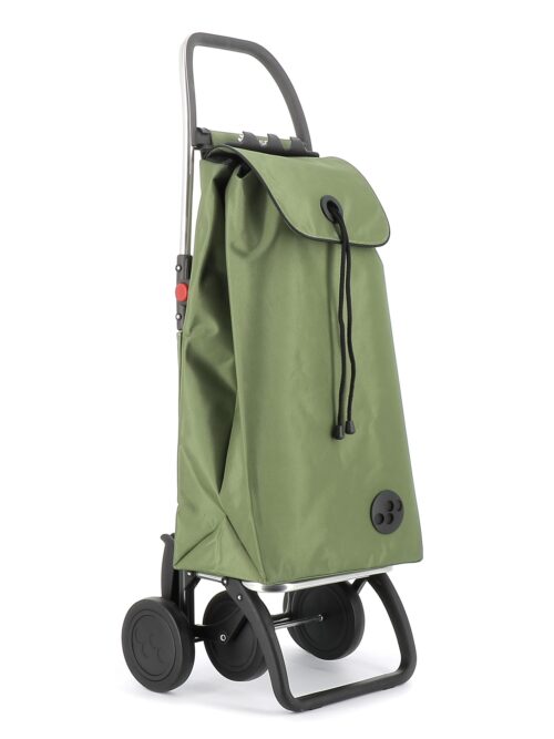 I-Max EcoiMax 4 Wheel 2 Swivelling Foldable Shopping Trolley Mandarina